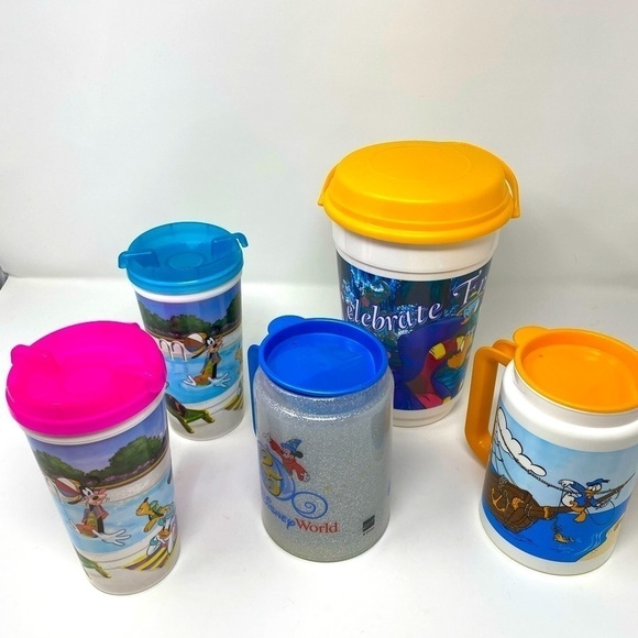 Disney Mugs & Popcorn Bucket Bundle - Picture 1 of 8